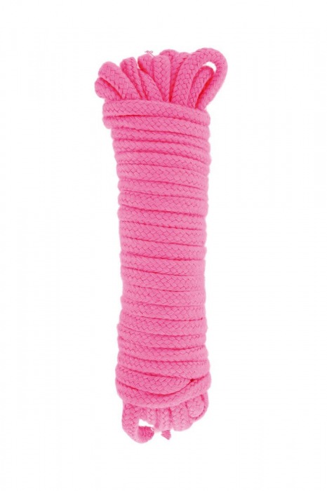 Розовая веревка для связывания Sweet Caress Rope - 10 метров - Sweet Caress - купить с доставкой в Махачкале