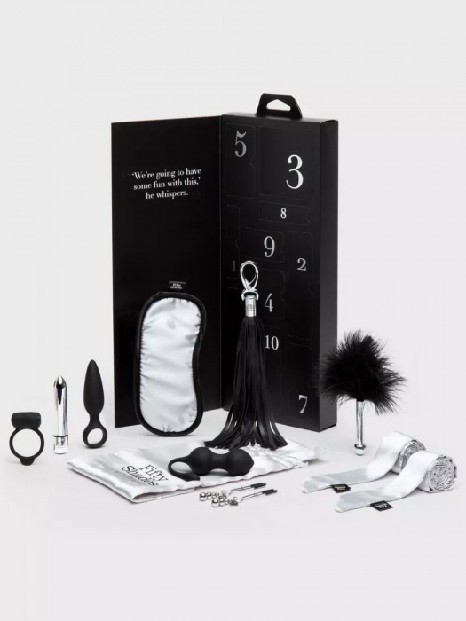 Эротический набор Pleasure Overload 10 Days of Play Gift Set - Fifty Shades of Grey - купить с доставкой в Махачкале