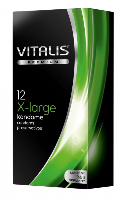 Презервативы увеличенного размера VITALIS PREMIUM x-large - 12 шт. - Vitalis - купить с доставкой в Махачкале