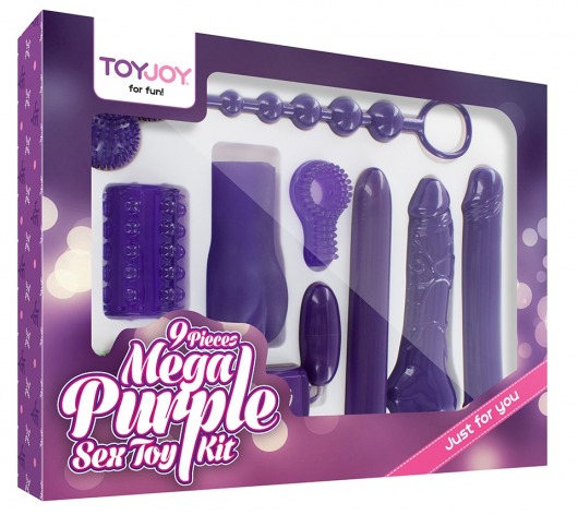 Эротический набор Toy Joy Mega Purple - Toy Joy - купить с доставкой в Махачкале
