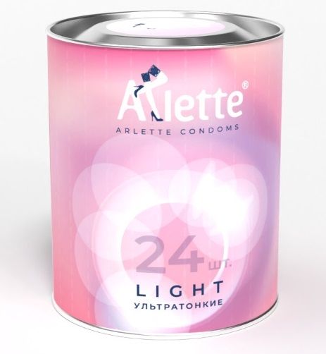 Ультратонкие презервативы Arlette Light - 24 шт. - Arlette - купить с доставкой в Махачкале