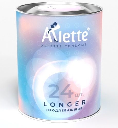 Презервативы Arlette Longer с продлевающим эффектом - 24 шт. - Arlette - купить с доставкой в Махачкале