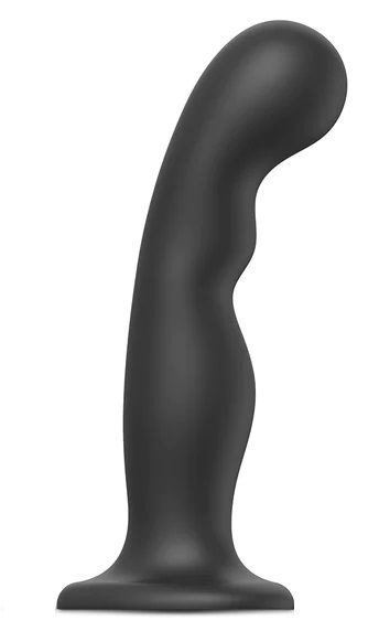 Черная насадка Strap-On-Me Dildo Plug P G size XXL - Strap-on-me - купить с доставкой в Махачкале