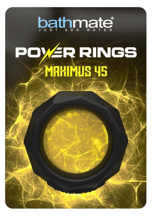 Черное эрекционное кольцо Maximus 45 - Bathmate - в Махачкале купить с доставкой
