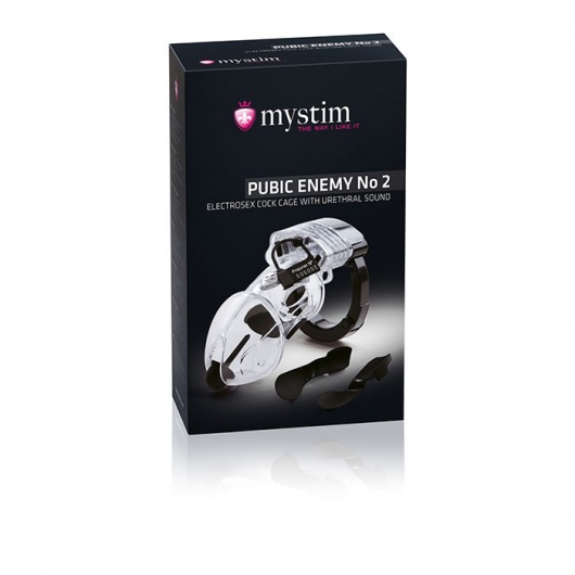 Пояс верности Pubic Enemy №2 с электростимуляцией уретры - MyStim - купить с доставкой в Махачкале