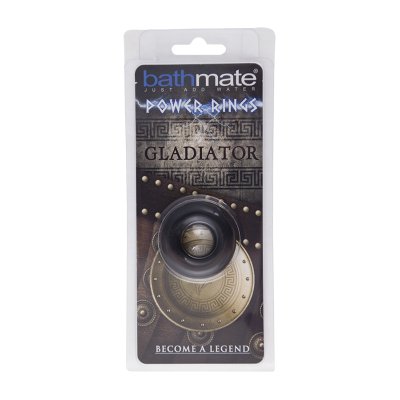 Чёрное эрекционное кольцо Gladiator - Bathmate - в Махачкале купить с доставкой