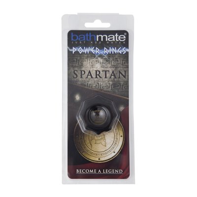 Чёрное эрекционное кольцо Spartan - Bathmate - в Махачкале купить с доставкой