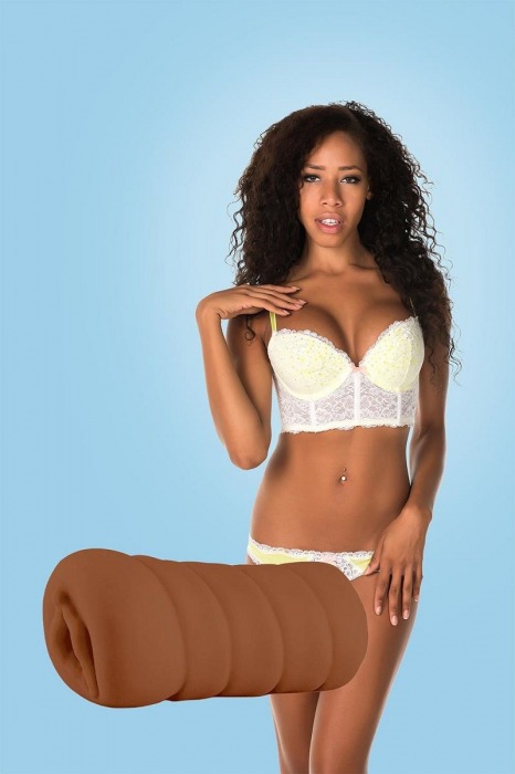 Коричневый мастурбатор-вагина BRIANNA - Dream Toys - в Махачкале купить с доставкой