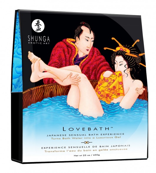 Соль для ванны Lovebath Ocean temptation, превращающая воду в гель - 650 гр. - Shunga - купить с доставкой в Махачкале