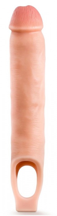 Телесная насадка-удлинитель 11.5 Inch Silicone Cock Sheath Penis Extender - 29,2 см. - Blush Novelties - в Махачкале купить с доставкой