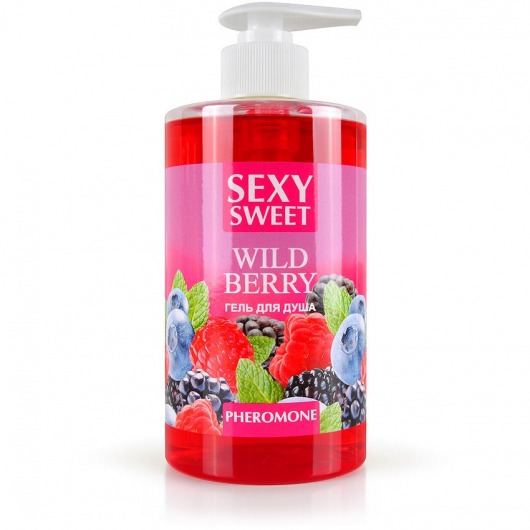 Гель для душа Sexy Sweet Wild Berry с ароматом лесных ягод и феромонами - 430 мл. -  - Магазин феромонов в Махачкале