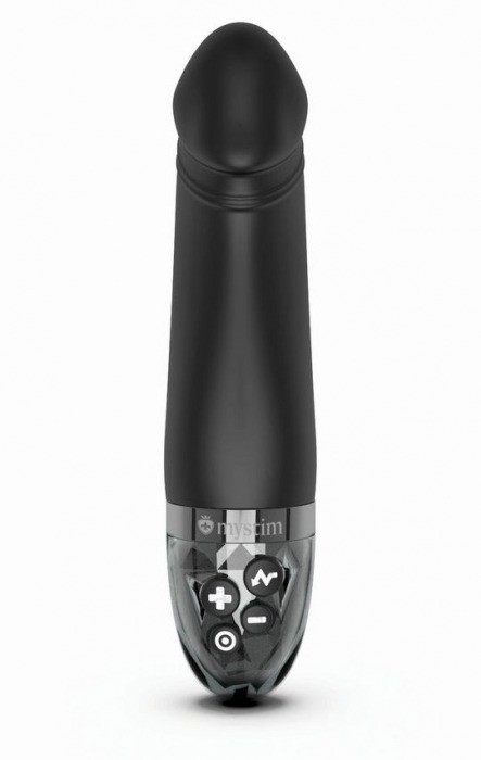 Черный вибратор с электростимуляцией Real Deal Neal - 16,5 см. - MyStim - купить с доставкой в Махачкале