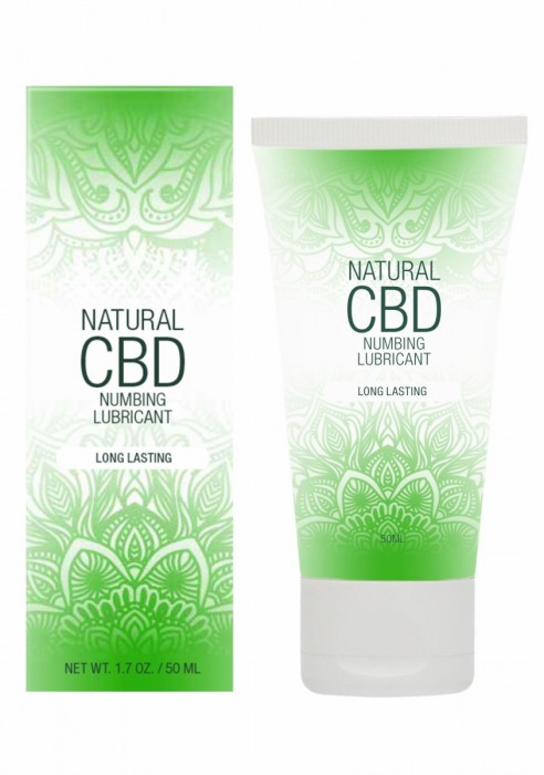 Лубрикант с пролонгирующим эффектом Natural CBD Numbing Lubricant - 50 мл. - Shots Media BV - купить с доставкой в Махачкале