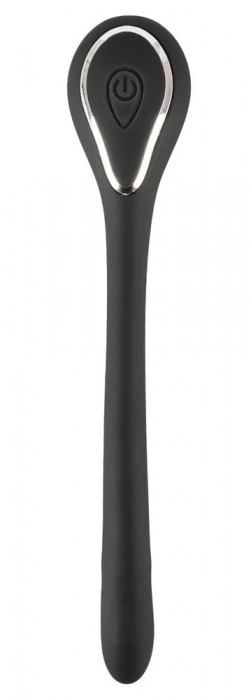 Черный гибкий уретральный стимулятор с вибрацией Vibrating Bendable Dilator - 13,5 см. - Orion - купить с доставкой в Махачкале