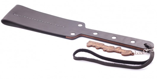 Гладкий мягкий удлиненный пэддл с заклепками - 32 см. - Crazy Handmade - купить с доставкой в Махачкале