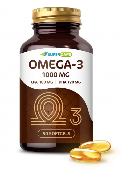 Пищевая добавка SuperCaps OMEGA-3 - 50 капсул (1000 мг) - SuperCaps - купить с доставкой в Махачкале