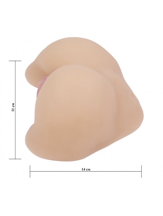 Вибровагина из киберкожи с выносным пультом - LOVETOY (А-Полимер) - в Махачкале купить с доставкой