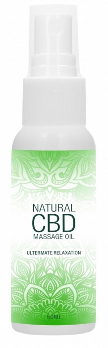 Массажное масло Natural CBD Massage Oil - 50 мл. - Shots Media BV - купить с доставкой в Махачкале