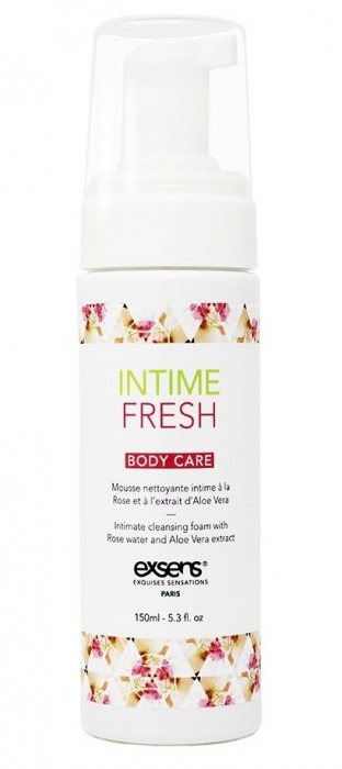 Органическая интимная очищающая пенка Intime Fresh - 150 мл. - Exsens - купить с доставкой в Махачкале