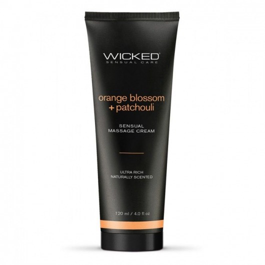 Массажный легкий крем WICKED Orange Blossom plus Patchouli - 120 мл. - Wicked - купить с доставкой в Махачкале