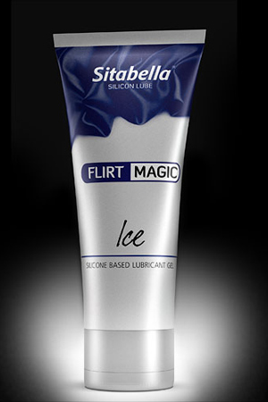 Силиконовая гель-смазка FLIRT MAGIC Ice с лёгким пролонгирующим эффектом - 75 мл. - Sitabella - купить с доставкой в Махачкале