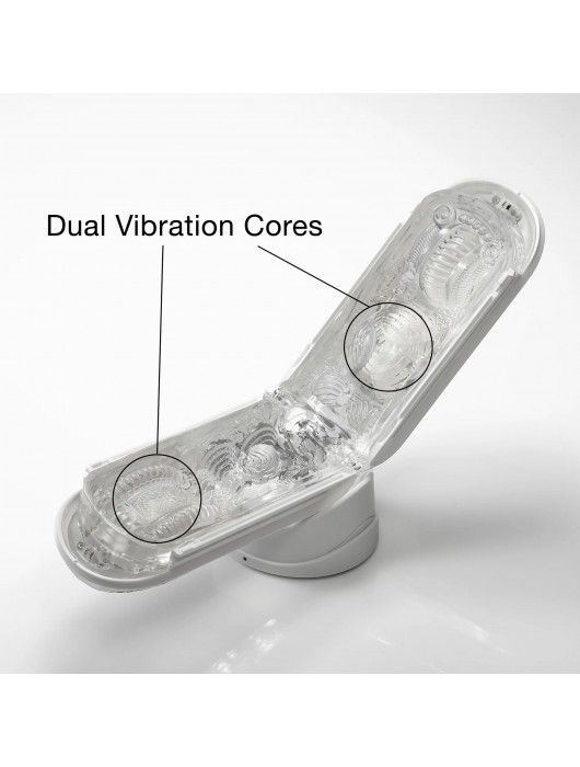 Белый мастурбатор Tenga Flip Zero Gravity с вибрацией - Tenga - в Махачкале купить с доставкой