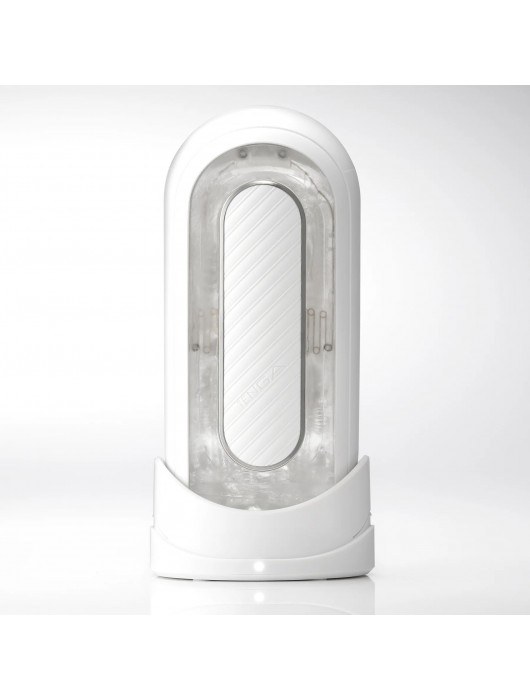 Белый мастурбатор Tenga Flip Zero Gravity с вибрацией - Tenga - в Махачкале купить с доставкой