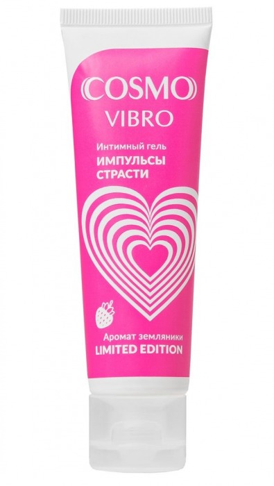 Возбуждающий гель на водно-силиконовой основе Cosmo Vibro с ароматом земляники - 50 гр. - Биоритм - купить с доставкой в Махачкале