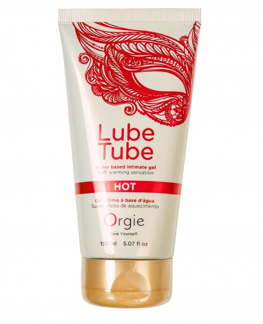 Интимный гель на водной основе Lube Tube Hot с разогревающим эффектом - 150 мл. - ORGIE - купить с доставкой в Махачкале