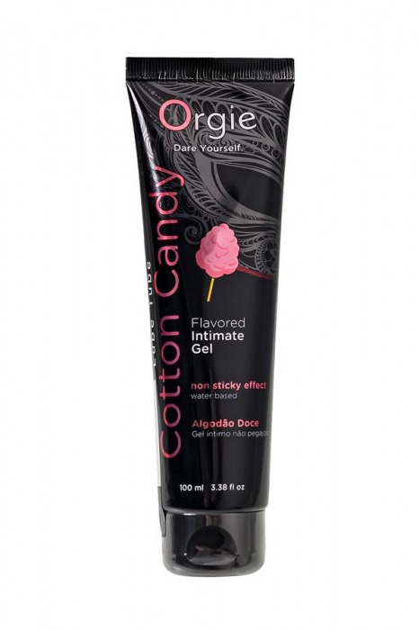 Интимный гель на водной осное Lube Tube Cotton Candy со вкусом сахарной ваты - 100 мл. - ORGIE - купить с доставкой в Махачкале