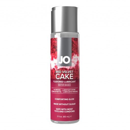 Лубрикант на водной основе JO H2O Red Velvet Cake Flavored Lubricant - 60 мл. - System JO - купить с доставкой в Махачкале