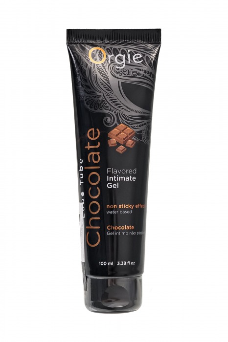 Интимный гель на водной основе Lube Tube Chocolate с шоколадным вкусом - 100 мл. - ORGIE - купить с доставкой в Махачкале