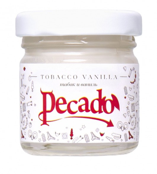 Массажная свеча Tobacco Vanilla - 35 мл. - Pecado - купить с доставкой в Махачкале