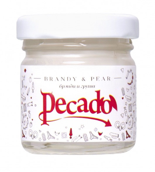 Массажная свеча Brandy   Pear - 35 мл. - Pecado - купить с доставкой в Махачкале