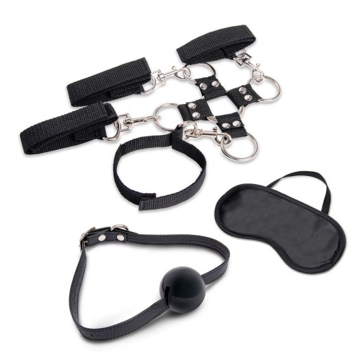 Набор для фиксации из 7 предметов Hogtie   Ball Gag Kit - Lux Fetish - купить с доставкой в Махачкале