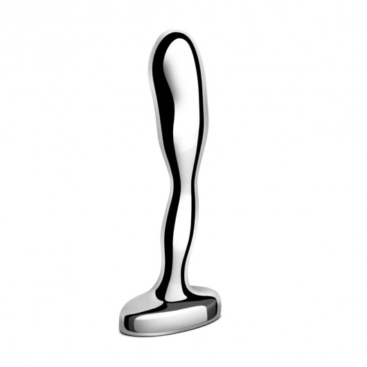 Стальной стимулятор простаты Stainless Steel Prostate Plug - 11,5 см. - b-Vibe - в Махачкале купить с доставкой