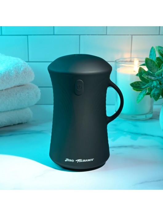 Черный вибромастурбатор с гироскопом Gyro Stroke - Zero Tolerance - в Махачкале купить с доставкой