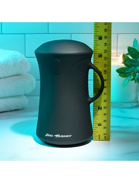 Черный вибромастурбатор с гироскопом Gyro Stroke - Zero Tolerance - в Махачкале купить с доставкой