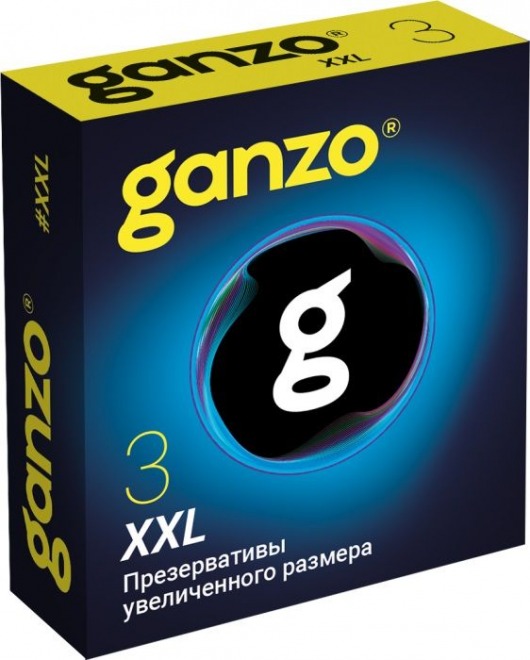 Презервативы увеличенного размера Ganzo XXL - 3 шт. - Ganzo - купить с доставкой в Махачкале