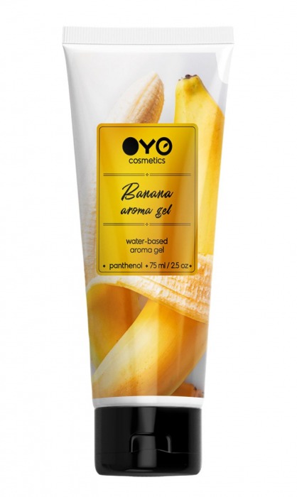 Лубрикант на водной основе OYO Aroma Gel Banana с ароматом банана - 75 мл. - OYO - купить с доставкой в Махачкале