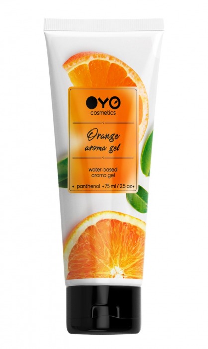 Лубрикант на водной основе OYO Aroma Gel Orange с ароматом апельсина - 75 мл. - OYO - купить с доставкой в Махачкале