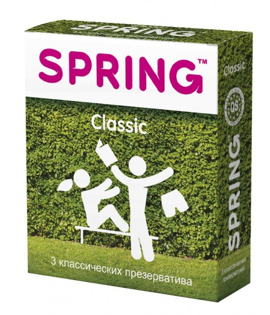 Классические презервативы SPRING CLASSIC - 3 шт. - SPRING - купить с доставкой в Махачкале