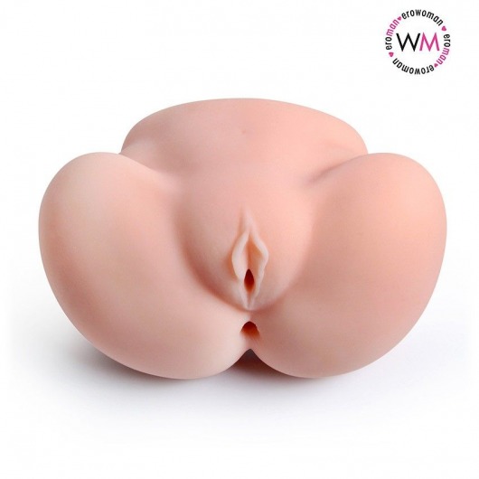 Реалистичный мастурбатор с двумя функциональными отверстиями - Erowoman-Eroman - в Махачкале купить с доставкой