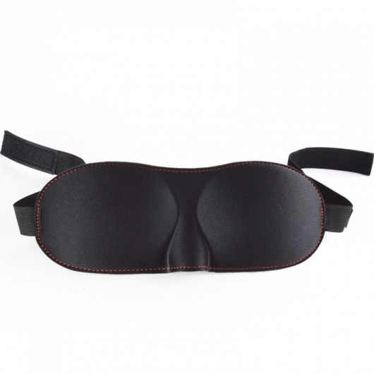 Черная маска на липучке «Комфорт» - Sitabella - купить с доставкой в Махачкале