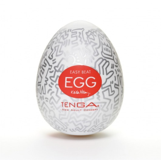 Мастурбатор-яйцо Keith Haring EGG PARTY - Tenga - в Махачкале купить с доставкой