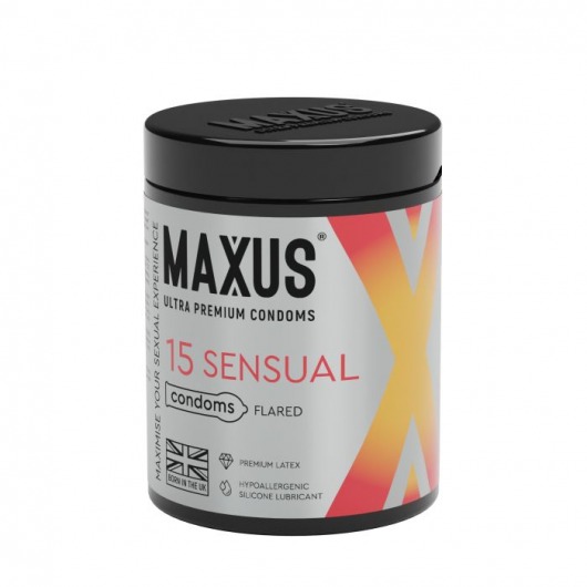 Анатомические презервативы MAXUS Sensual - 15 шт. - Maxus - купить с доставкой в Махачкале