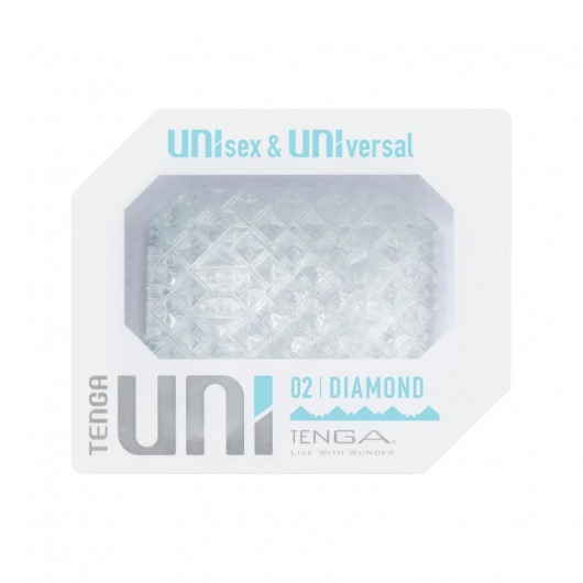Прозрачный мастурбатор-стимулятор Tenga Uni Diamond - Tenga - в Махачкале купить с доставкой