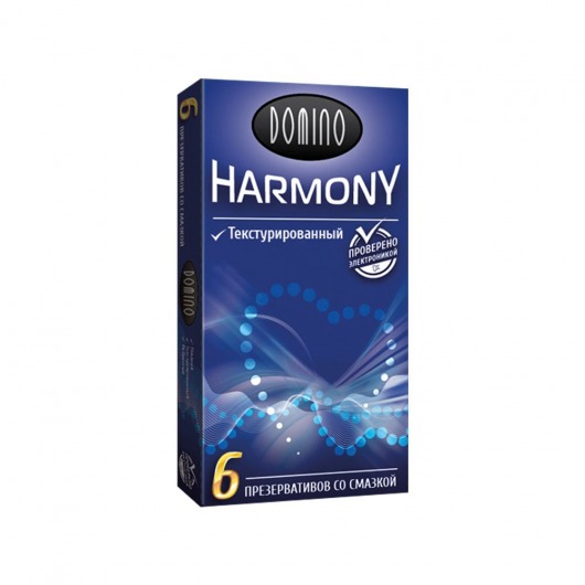 Текстурированные презервативы Domino Harmony - 6 шт. - Domino - купить с доставкой в Махачкале