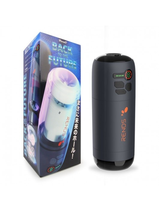 Черный вибромастурбатор Back To The Future - Rends - в Махачкале купить с доставкой