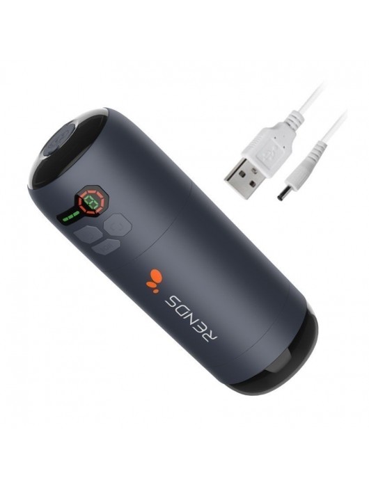 Черный вибромастурбатор Back To The Future - Rends - в Махачкале купить с доставкой